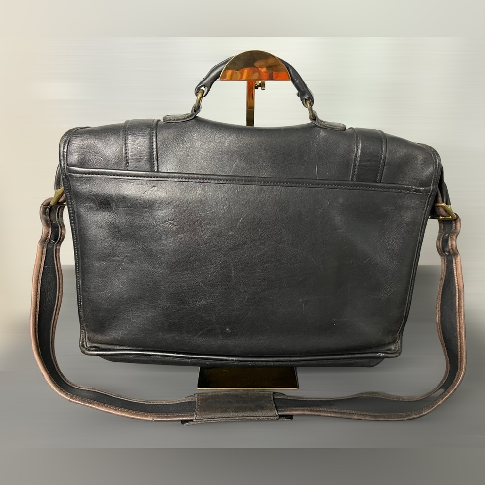Coach Vintage Leather Essex Briefcase Messenger Bag Unisex - Picture 4 of 10